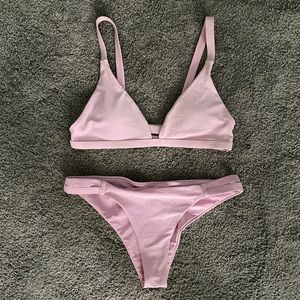 Pink bikini